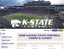 Tablet Screenshot of kansasstatefootballcamps.com